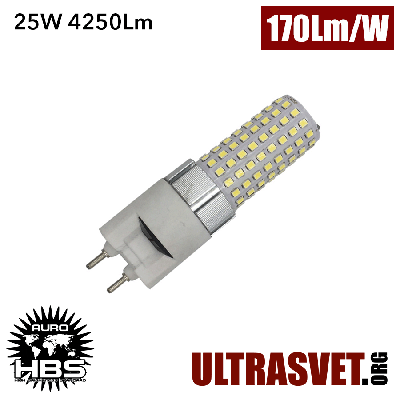 Мощная светодиодная лампа AURO-G12-25W HBS 6000K-6500K