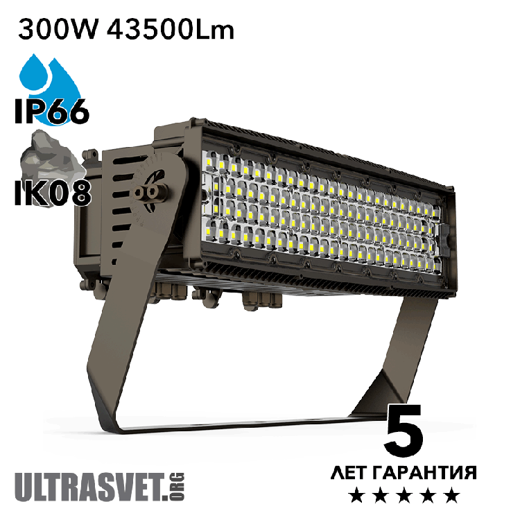 Мощный спортивный светодиодный прожектор 300W FL-LL1-300