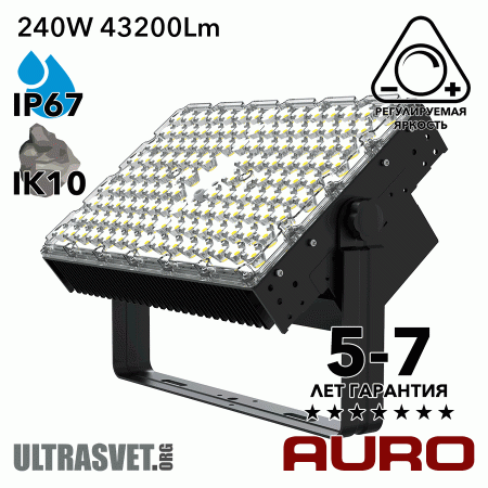 Светодиодный прожектор AURO-PRO-FL-SG2-240