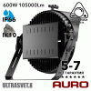 Мощный круглый светодиодный прожектор AURO-PRO-FL-Q3-600