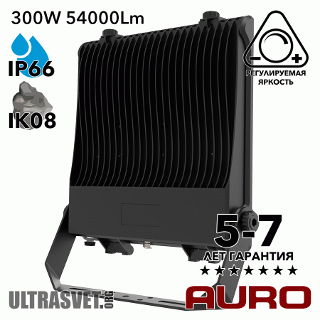 Прожектор светодиодный 300Вт AURO-PRO-FL BSC-H-300